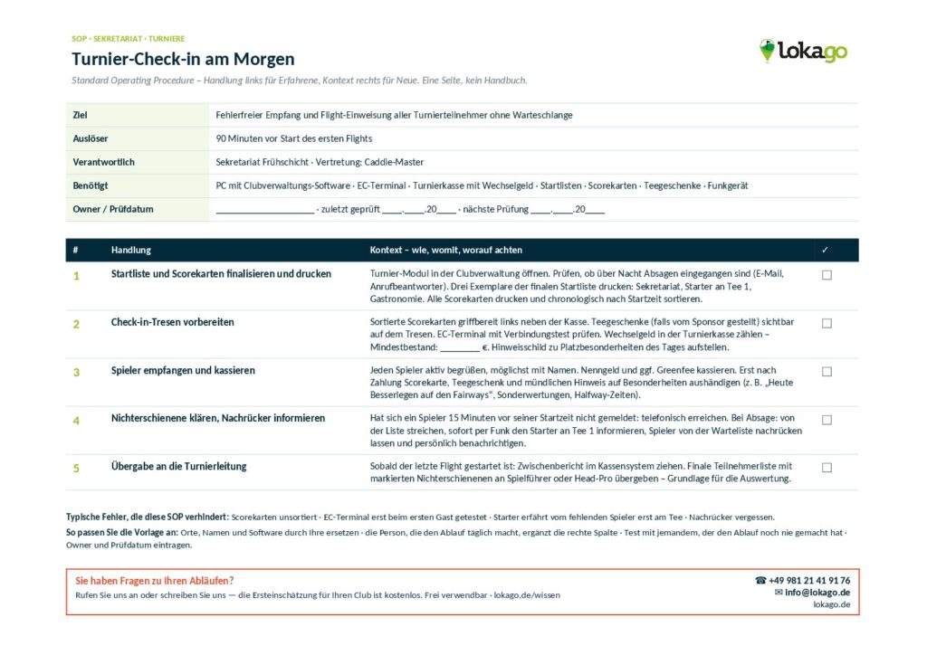 Vorschau: SOP-Vorlage Turnier-Check-in (PDF, eine Seite)